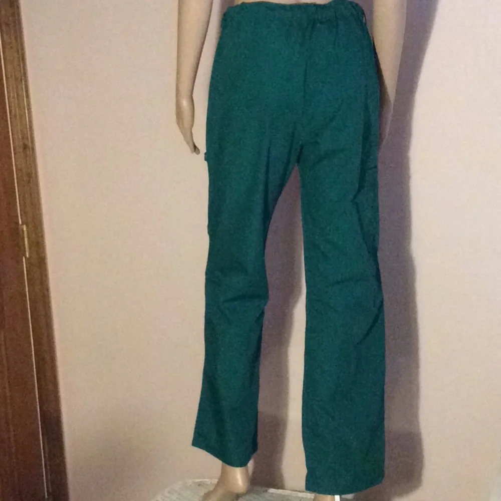 Cherokee Cargo Scrub Pants Royal or Green Small - Picture 3 of 7